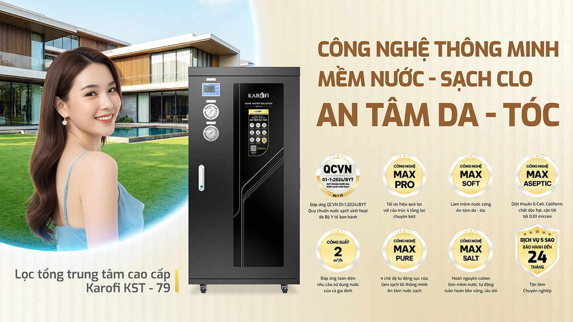 Lọc Tổng Trung Tâm Cao Cấp Karofi KST-79